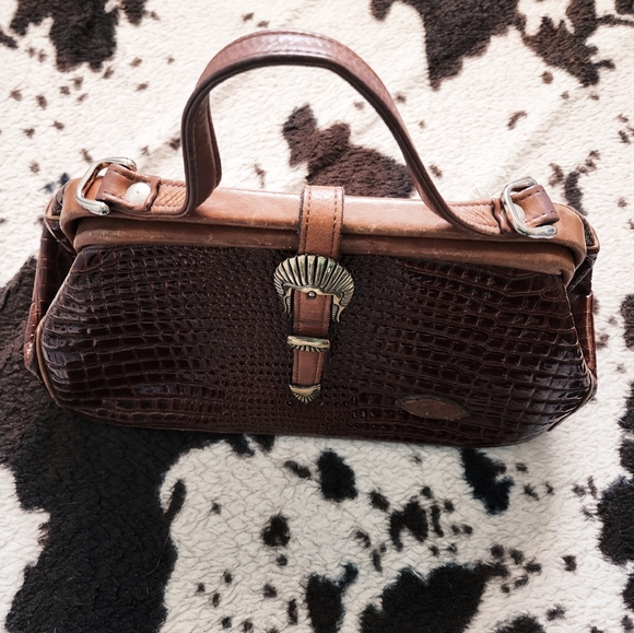 Circle Y Handbags - "CIRCLE Y" WOMEN'S 80'S/90'S WESTERN DOCTORS BAG - CHESTNUT